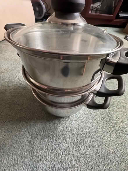 Photo of free 3 Piece Steamer Set (Denvilles Havant PO9) #2