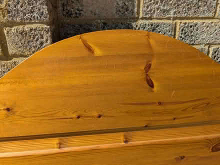 Photo of free Antique pine finish double bed surround (Stanwick NN9) #4
