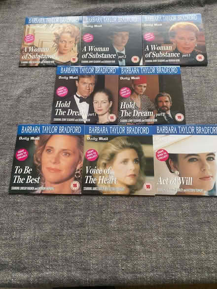 Photo of free Barbara Taylor Bradford DVD's (Hixon ST18) #1