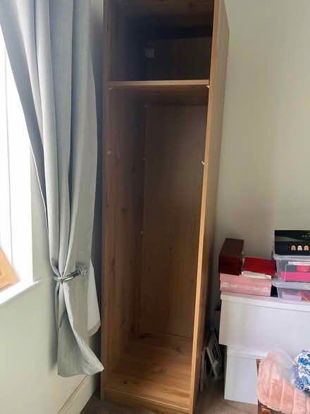 Photo of free V tall ikea wooden shelving (Llanishen CF14) #3