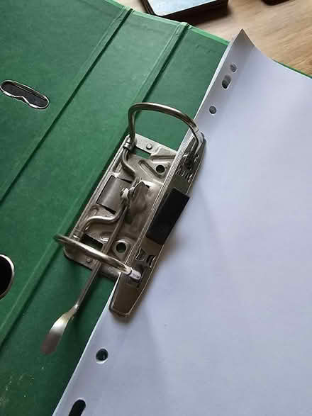 Photo of free Lever arch files and pockets (Ebley GL5) #3