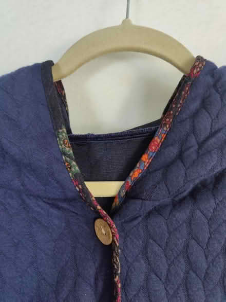 Photo of free New navy blue button-up fall jacket (Victory Heights, North Seattle) #3