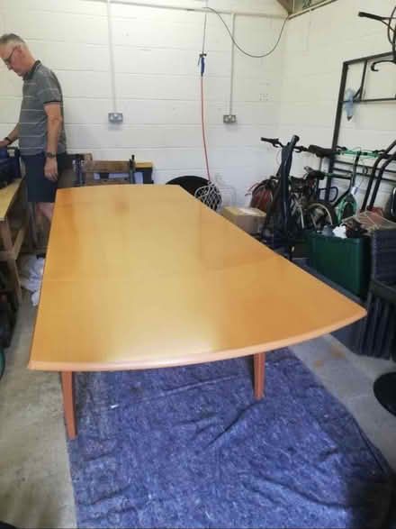 Photo of free Beech veneer IKEA dining table (whyteleafe) #3