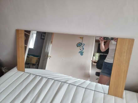 Photo of free Oak veneer wall mirror (Penistone S36.) #1
