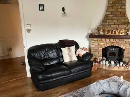 Photo of free Leather sofa (Ashingdon SS4) #1