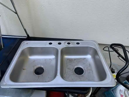 Photo of free Double basin stainless steel sink (Near Target) #1