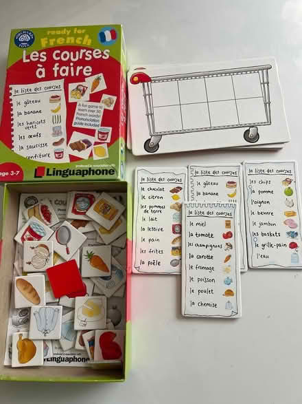 Photo of free French Shopping List game (CM1 Broomfield) #1