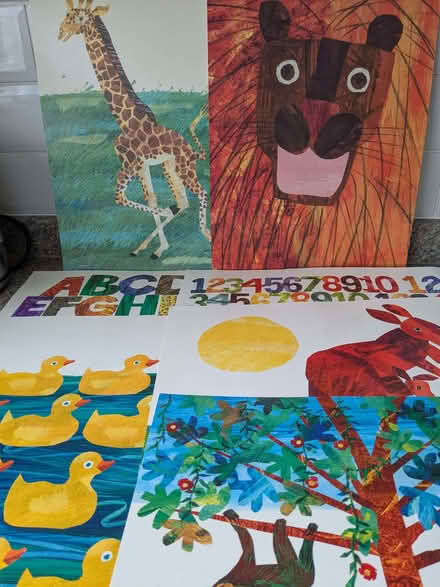 Photo of free 7 Eric Carle Posters (Beulah Hill SE19) #1