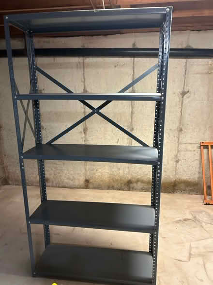 Photo of free 6ft metal shelves (Phoenixville, PA) #2