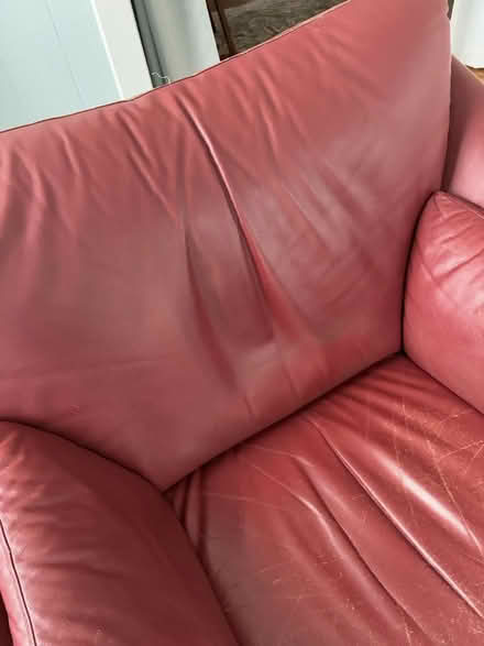 Photo of free Large leather chair (Westbrook) #3