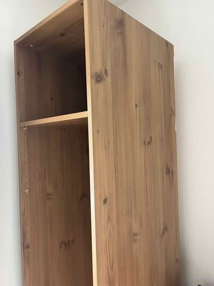 Photo of free V tall ikea wooden shelving (Llanishen CF14) #4
