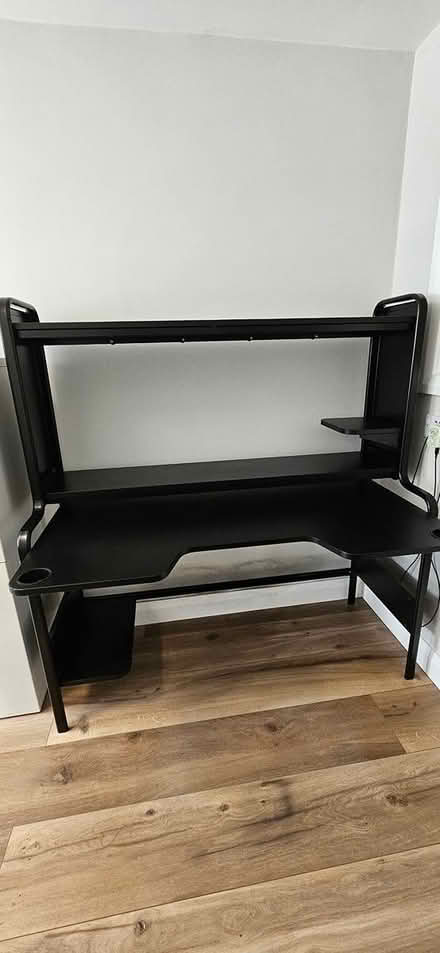 Photo of free Ikea FREDDE gaming desk black (Dublin15 Carpenterstown) #1