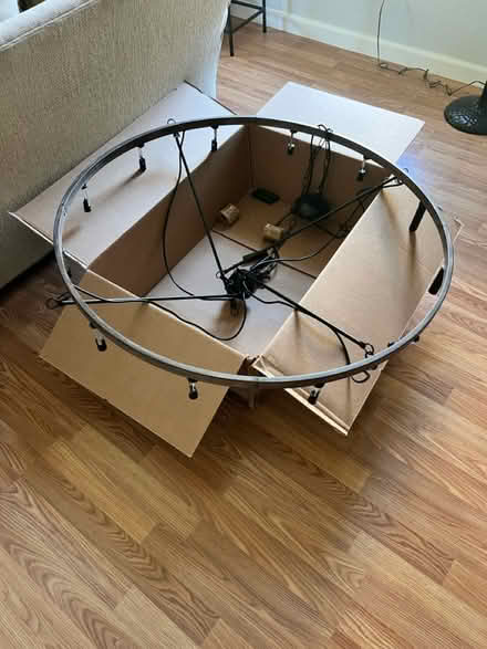 Photo of free Round 12 light chandelier (Diablo View townhomes Martinez) #2