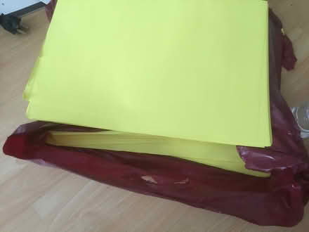 Photo of free Bright yellow a3 paper (2x a4 size) (B62 near Blackheath) #1