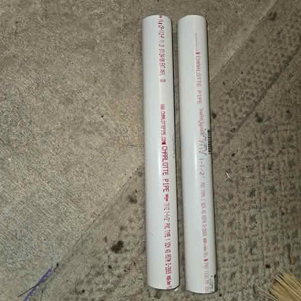 Photo of free 2 pvc pipes pieces 15.5" & 16.25" (Columbia, Md) #1