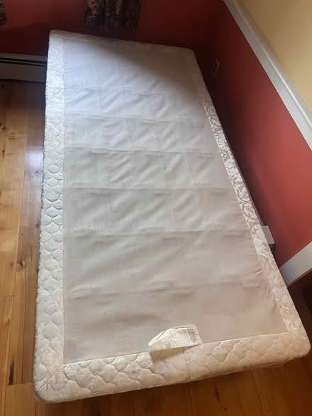 Photo of free XL twin box spring (Groton, MA) #1