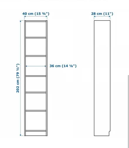 Photo of free IKEA Bookshelf (Barking (IG11)) #3