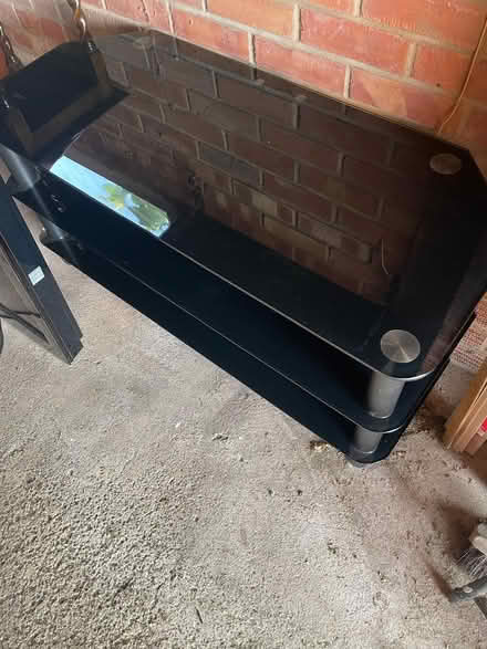 Photo of free Glass tv unit (Bradwell) #1