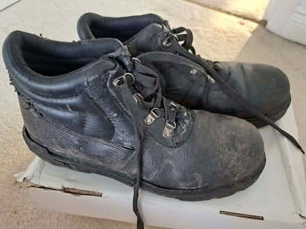 Photo of free Size 11 work/gardening boots (steel-capped?) (Caversham RG4) #1