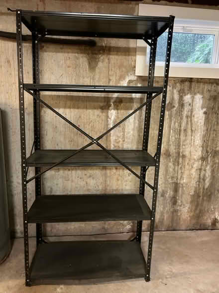 Photo of free 6ft metal shelves (Phoenixville, PA) #1