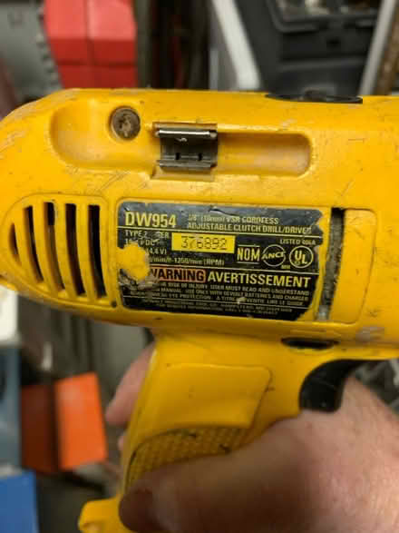 Photo of free DW954 DeWalt Cordless Drill/Driver (South Brampton) #1