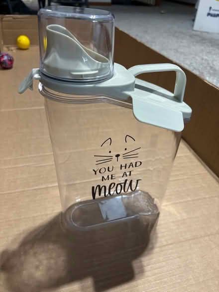 Photo of free Cat food dispenser (Wilcox & Hines Drive) #1