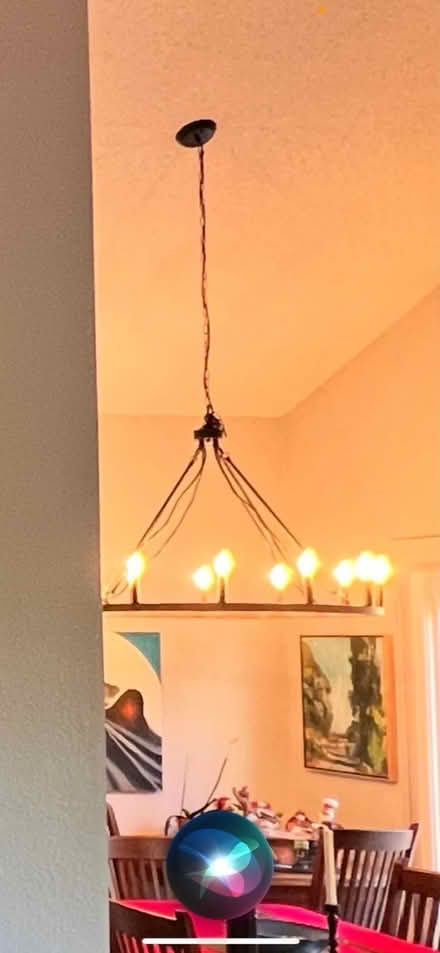 Photo of free Round 12 light chandelier (Diablo View townhomes Martinez) #1
