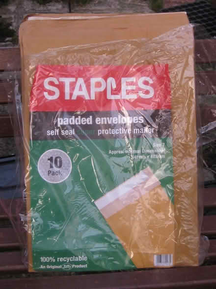 Photo of free Large Padded Envelopes (Springfield, Chelmsford, CM1) #1