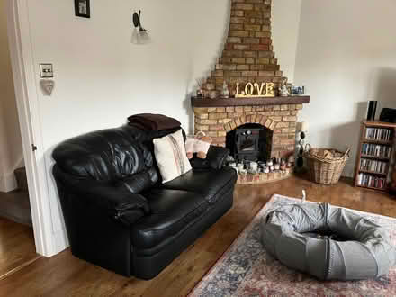 Photo of free Leather sofa (Ashingdon SS4) #2