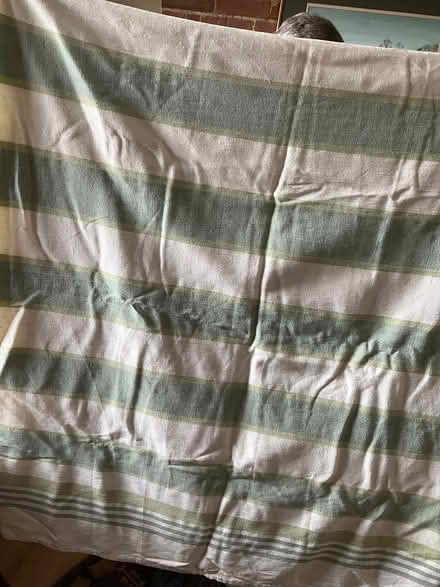 Photo of free Large cotton throw Habitat (Erlestoke Devizes SN10) #2