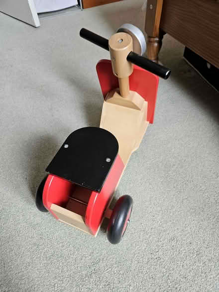 Photo of free Toddler ride-on wooden scooter (Workington Ashfield CA14) #2