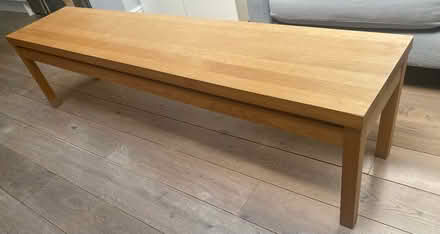 Photo of free Habitat solid wooden bench (Summertown OX2) #1