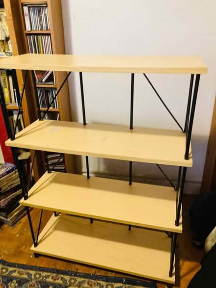 Photo of free 4-ft high stylish shelves (Washington Hts 10033) #1