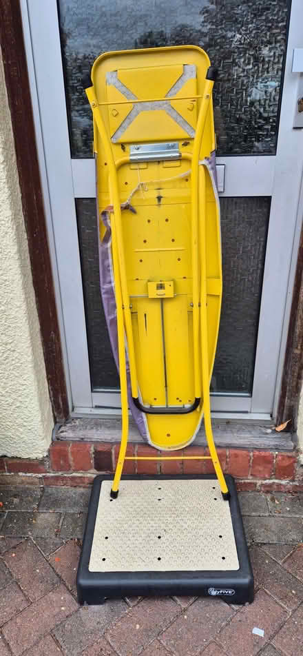 Photo of free fully height adjustable ironing board with new cover (Humphrey's End GL5) #3