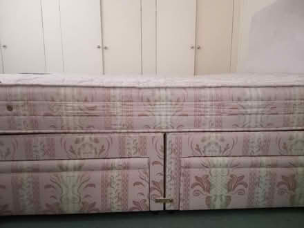 Photo of free Double divan on castors (Purley CR8) #3