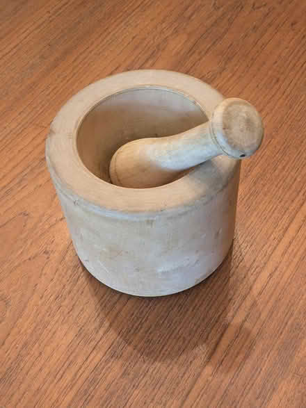 Photo of free Wooden Mortar and Pestle (Mill Valley (East Blithedale)) #1