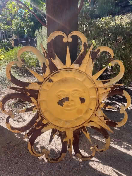 Photo of free Outdoor metal sun decor (Central San Rafael) #1