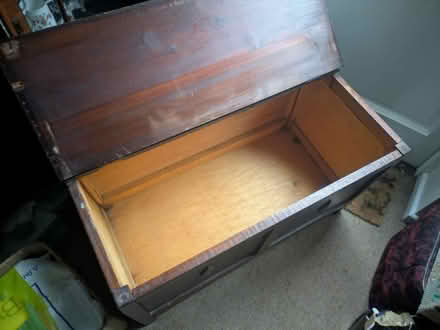 Photo of free blanket-box, dark wood (Penkridge ST19) #2