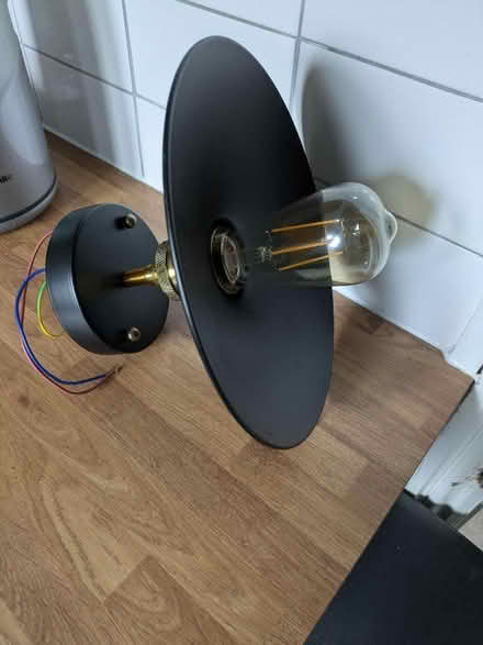 Photo of free Metal ceiling light fitting (Little Longstone DE45) #2