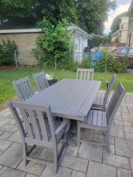 Photo of free Polywood Outdoor Table & Chairs (West Medford) #4