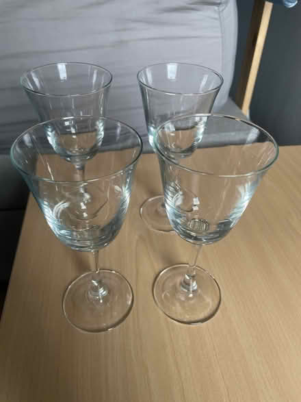 Photo of free Set of 4 wine glasses (Timperley WA15) #1