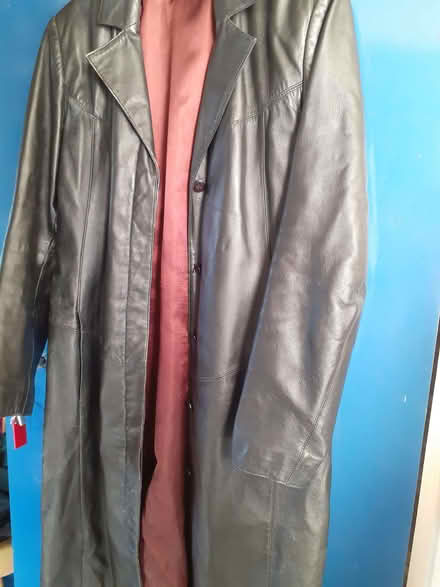 Photo of free Ladies leather coat size 14/16 (Combe Down) #1