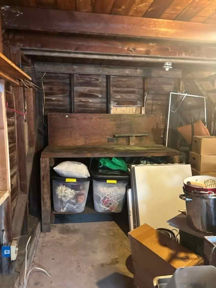 Photo of free Sturdy Wood Bench (Sheboygan) #3