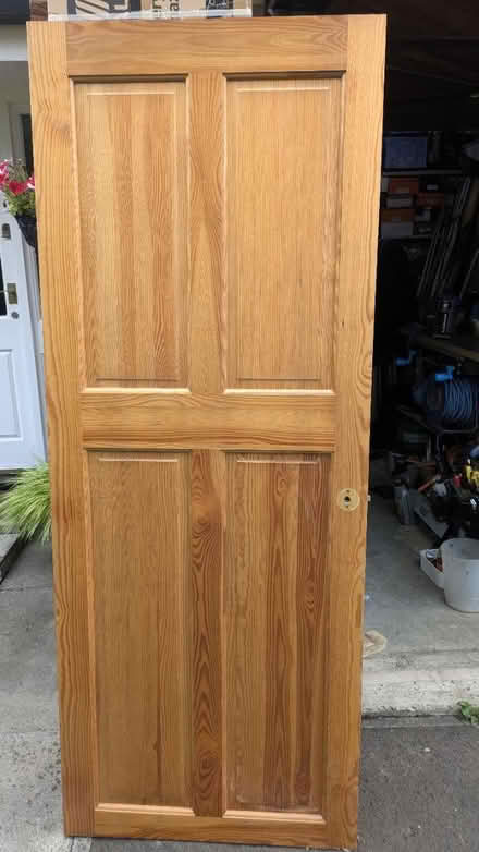 Photo of free Wooden door 76cm (WA14 Altrincham) #1