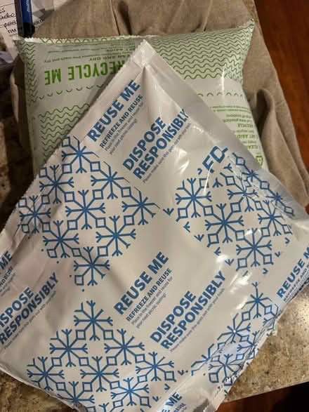 Photo of free Refreezeable ice packs (Redwood City) #1