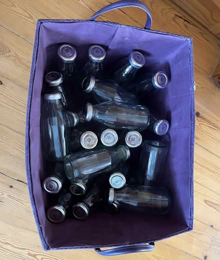 Photo of free Glass bottles with screwcaps (Glinton CP (Peterborough)) #1