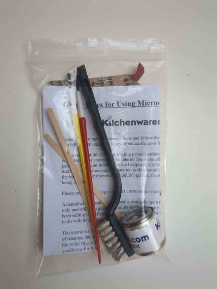 Photo of free White paint kit for microwave oven cavity (Lansdown) #1