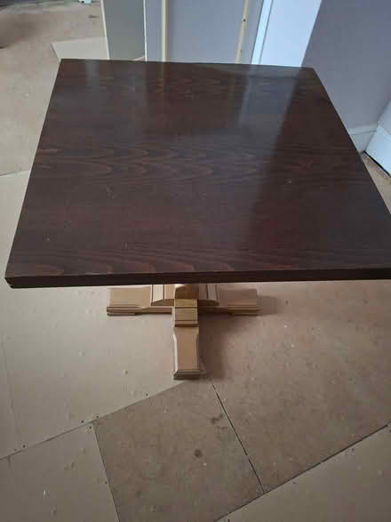 Photo of free 6 solid wood tables 70cm x 70cm (Paignton TQ4) #3