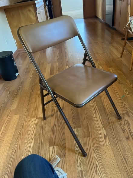 Photo of free Sturdy Folding Chair (Moorpark & Bascom) #1