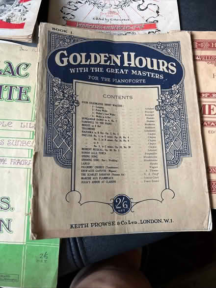 Photo of free Antique music sheets / books early 1900’s (Spondon DE21) #3